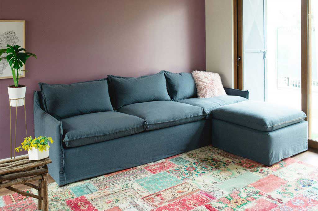 sofaonline - foto de sofa modular a medida en casa de cliente